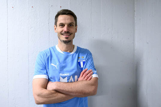 MFF Stjärnors Markus Rosenberg i Stjärncupenmatchen