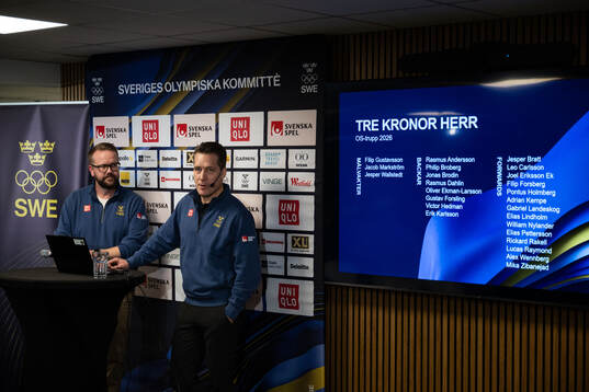 Sam Hallam, head coach of Swedish men's national ice hockey