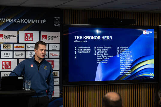 Sam Hallam, head coach of Swedish men's national ice hockey