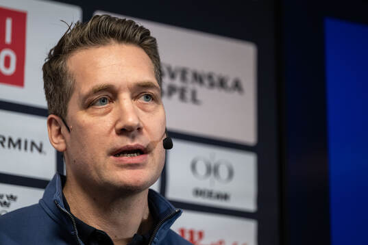 Sam Hallam, head coach of Swedish men's national ice hockey