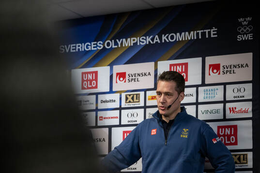 Sam Hallam, head coach of Swedish men's national ice hockey