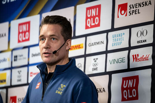 Sam Hallam, head coach of Swedish men's national ice hockey