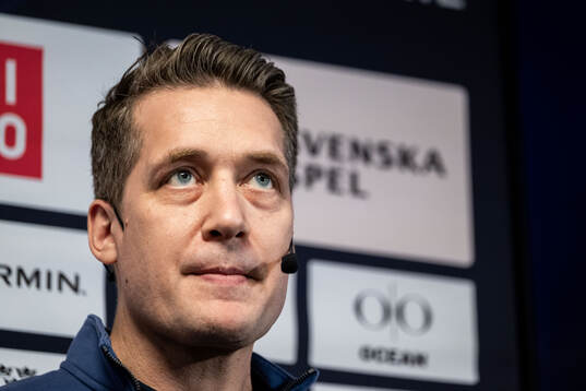 Sam Hallam, head coach of Swedish men's national ice hockey