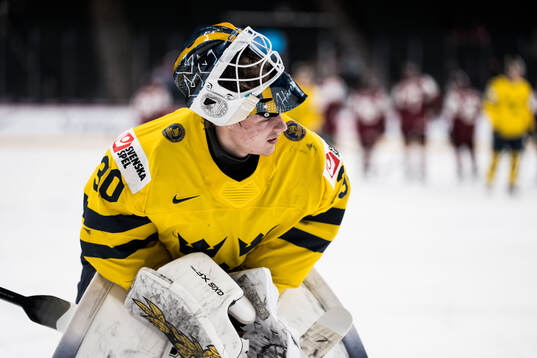 Goaltender Love Härenstam of Sweden
