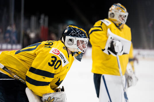 Goaltender Love Härenstam of Sweden