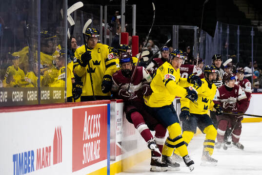 Roberts Naudins of Latvia and William Håkansson of Sweden