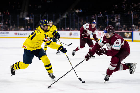 Viggo Björck of Sweden and Martins Vitols of Latvia