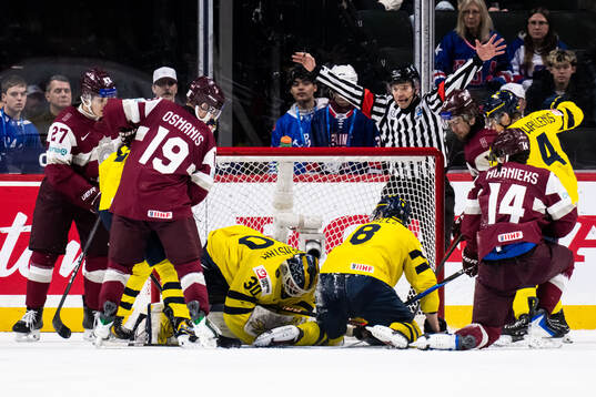 Goaltender Love Härenstam of Sweden