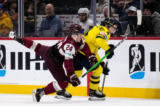 Daniels Serkins of Latvia and Leo Sahlin Wallenius of Sweden