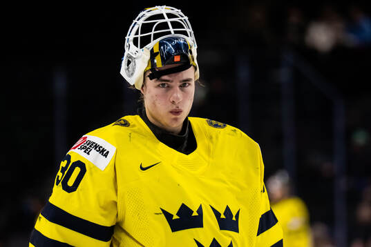 Goaltender Love Härenstam of Sweden