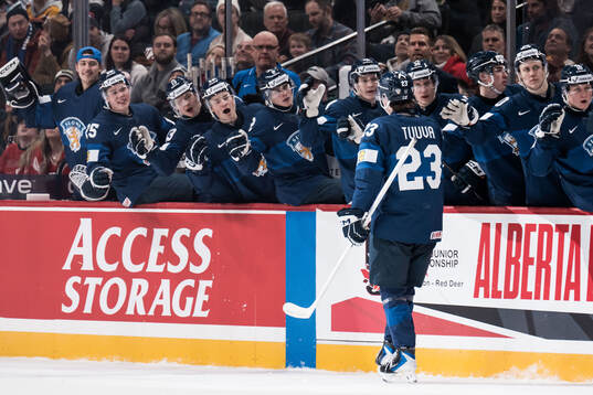Leo Tuuva of Finland celebrates