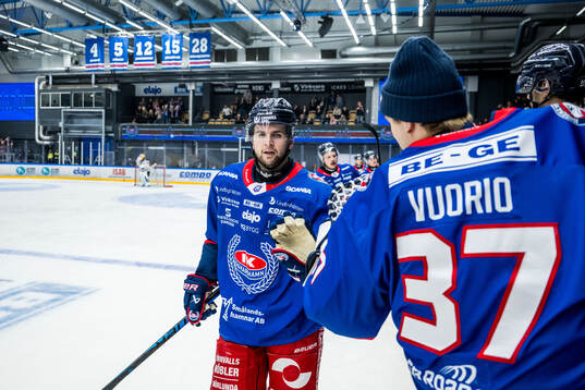 Oskarshamns Melker Eriksson jublar
