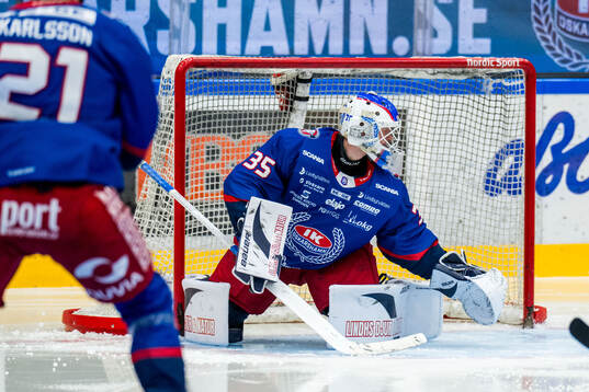 Oskarshamns målvakt Olof Glifford