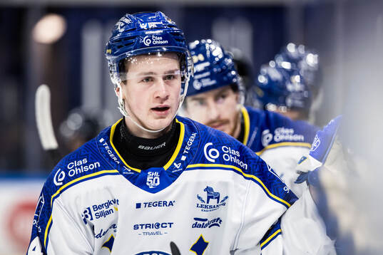 Leksands Tinus Luc Koblar jublar
