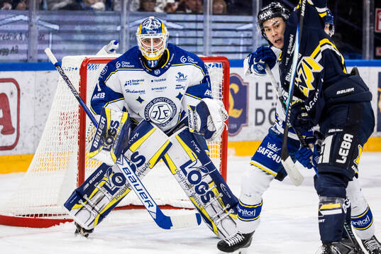 Leksands målvakt Marcus Gidlöf