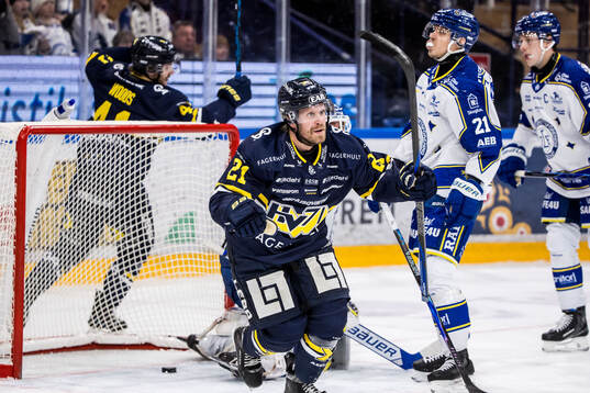 HV71s Mattias Tedenby jublar