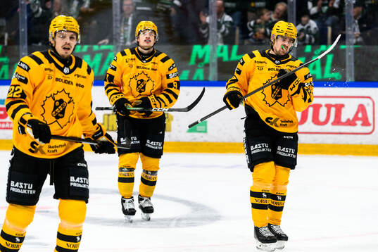 Skellefteås Jonathan Johnson, Victor Stjernborg och Emil