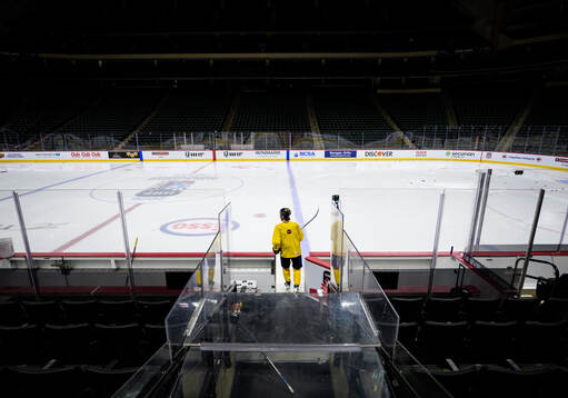 Eric Nilson of Sweden at a practice session