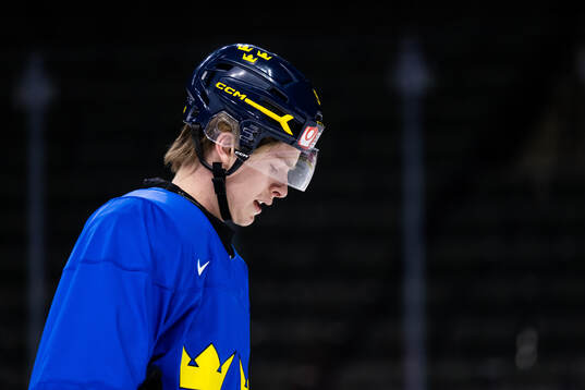 Victor Johansson of Sweden at a practice session
