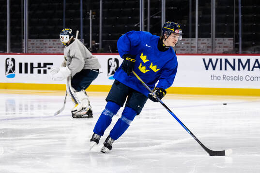 Ivar Stenberg of Sweden at a practice session