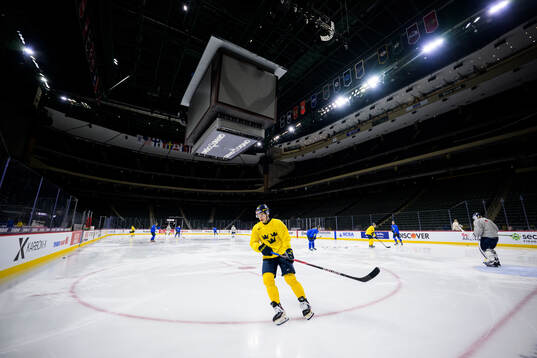 Alfons Freij of Sweden at a practice session