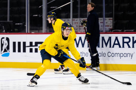 Alfons Freij of Sweden at a practice session