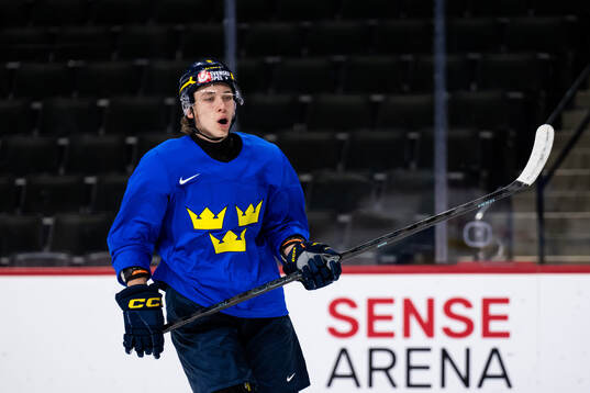 Sascha Boumedienne of Sweden at a practice session