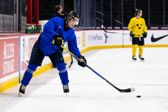 Ivar Stenberg of Sweden at a practice session
