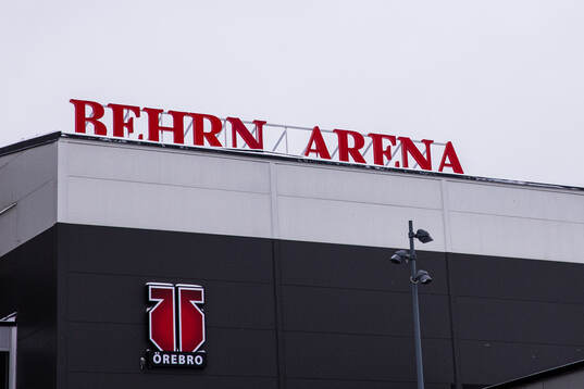 Exteriör av  Behrn Arena