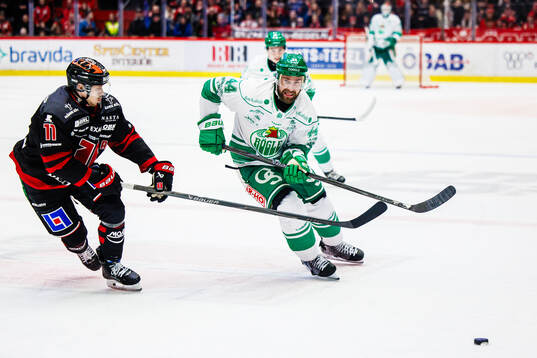 Örebros Kalle Kossila och Rögles Calvin De Haan