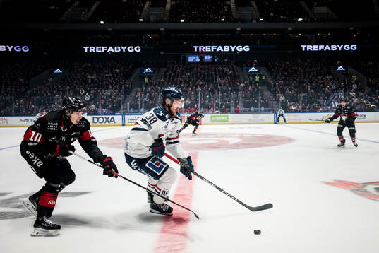 Malmö Redhawks William Von Barnekow och Linköpings Johan