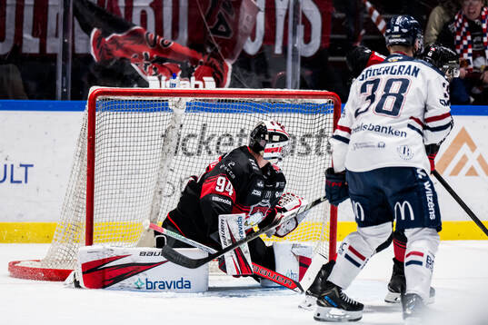 Malmö Redhawks målvakt Marek Langhamer