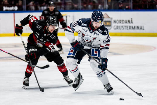 Malmö Redhawks Janne Kuokkanen och Linköpings David