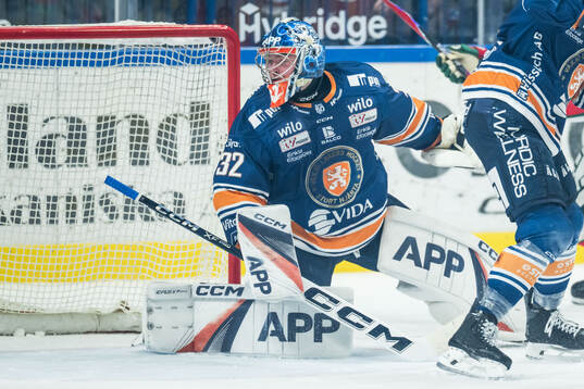 Växjös målvakt Ludvig Persson