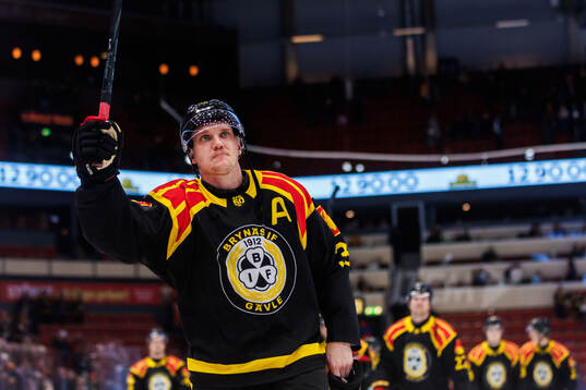 Brynäs Jakob Silfverberg jublar