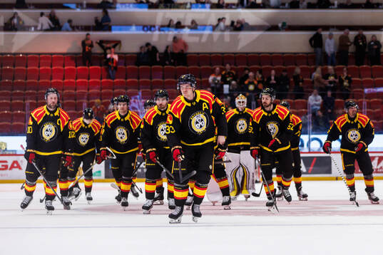 Brynäs spelare jublar