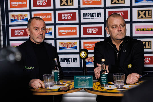 Luleås tränare Thomas Berglund och Brynäs tränare