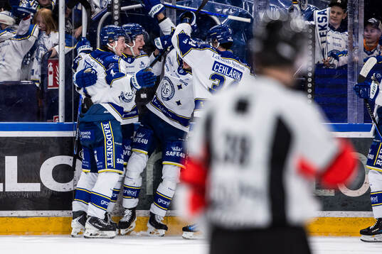 Leksands Anton Johansson jublar