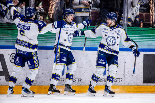 Leksands Lukas Vejdemo jubel