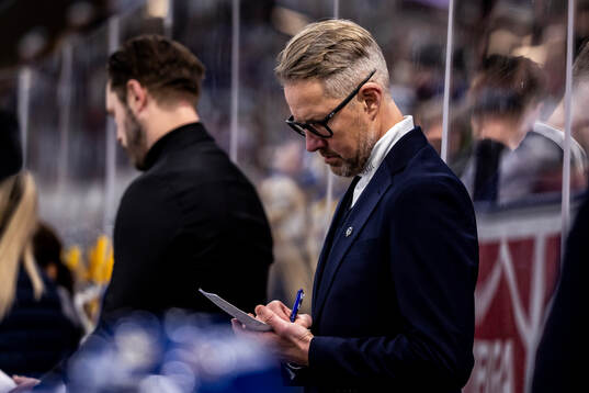 Leksands tränare Johan Hedberg