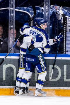 Leksands Anton Johansson jubel