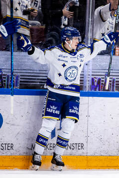Leksands Lukas Vejdemo jubel