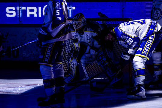 Leksands målvakt Marcus Gidlöf