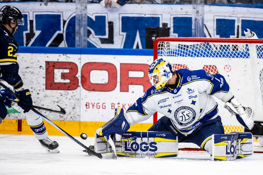 Leksands målvakt Marcus Gidlöf