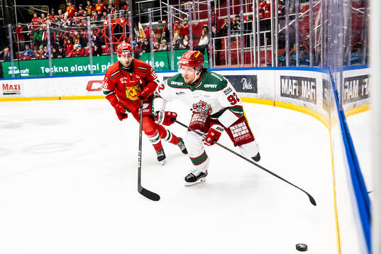 Moras Marcus Karlström och Modos Jesper Olofsson