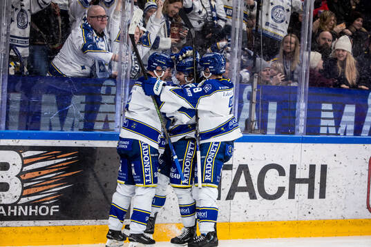 Leksands Marcus Karlberg jublar