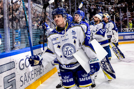 Leksands Marcus Karlberg jublar