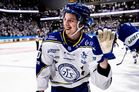 Leksands Anton Johansson jubel