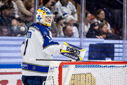 Leksands målvakt Marcus Gidlöf