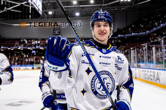 Leksands Andro Kaderli jubel
